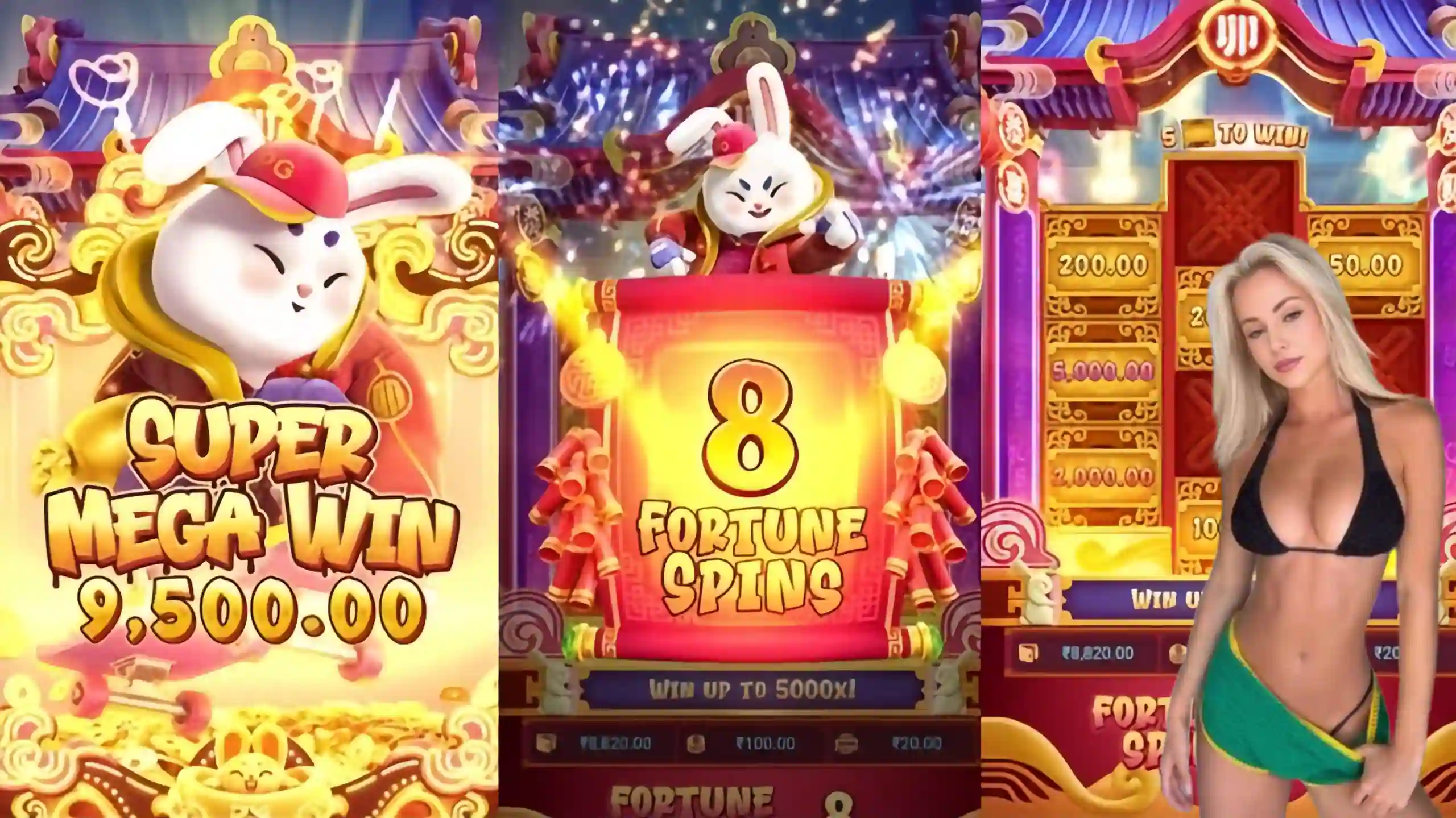 Wild Expansivo Fortune Rabbit win444 - Coelho Dourado que Expande